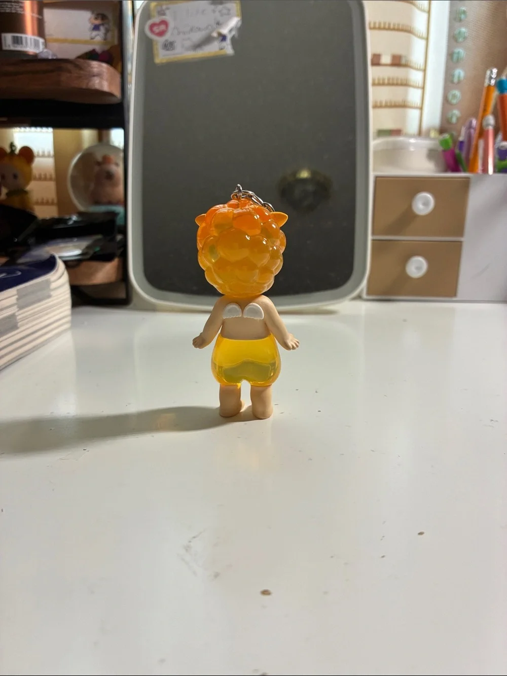 orange sonny angel figure